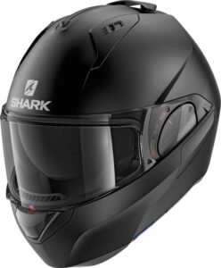 SHARK EVO ES BLANK Motorhelm Systeemhelm